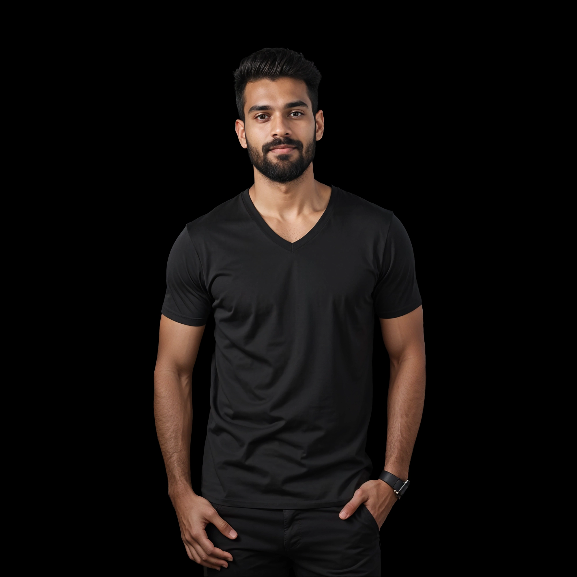 V-Neck T-Shirt from active and casual tops from kayyoapparel